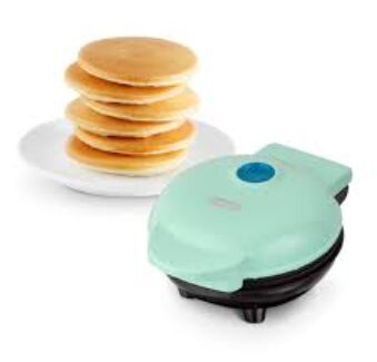 This mini pancake maker is cheap and so versatile! My favorite way to use it is to cook perfectly round eggs for egg sandwiches. 